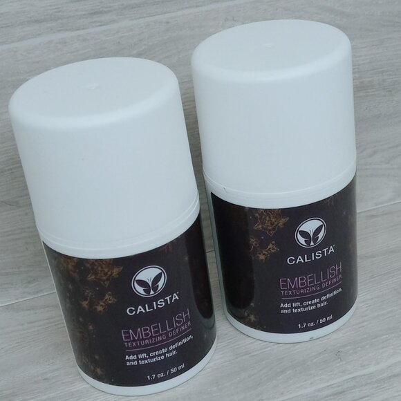 (2) CALISTA Embellish Texturizing Definer 1.7 oz/ 50ml - New Without Box - Picture 2 of 4
